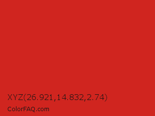 XYZ 26.921,14.832,2.74 Color Image