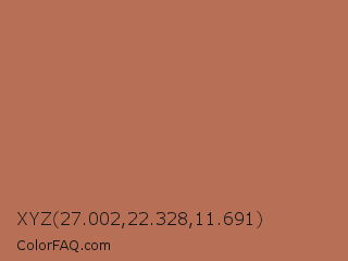 XYZ 27.002,22.328,11.691 Color Image