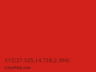 XYZ 27.025,14.718,2.394 Color Image