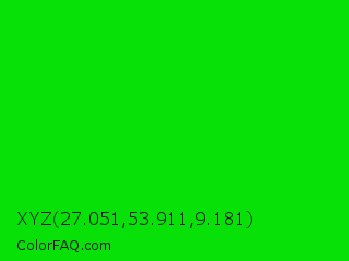 XYZ 27.051,53.911,9.181 Color Image