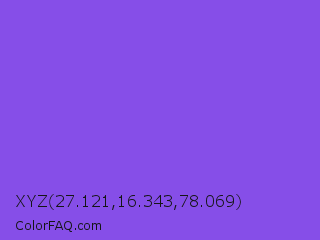 XYZ 27.121,16.343,78.069 Color Image