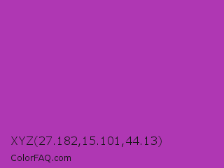 XYZ 27.182,15.101,44.13 Color Image