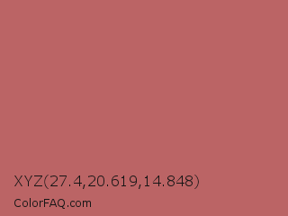 XYZ 27.4,20.619,14.848 Color Image