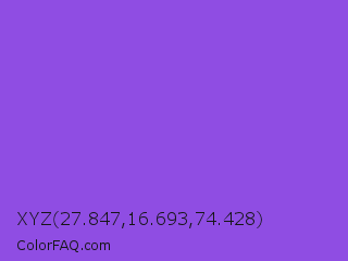 XYZ 27.847,16.693,74.428 Color Image
