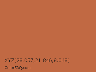 XYZ 28.057,21.846,8.048 Color Image