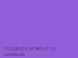 XYZ 28.074,18.983,67.15 Color Image