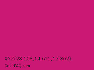 XYZ 28.108,14.611,17.862 Color Image