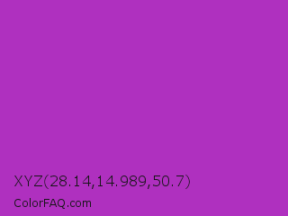 XYZ 28.14,14.989,50.7 Color Image