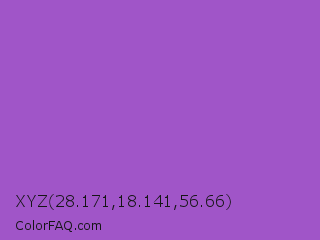 XYZ 28.171,18.141,56.66 Color Image