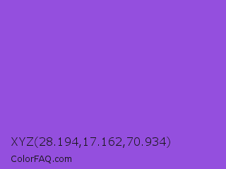 XYZ 28.194,17.162,70.934 Color Image