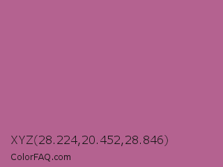 XYZ 28.224,20.452,28.846 Color Image