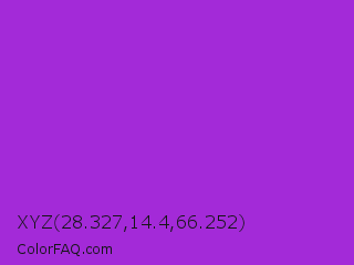 XYZ 28.327,14.4,66.252 Color Image