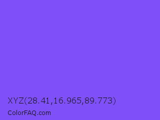 XYZ 28.41,16.965,89.773 Color Image