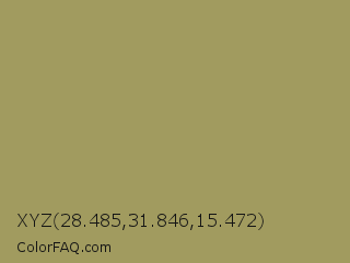 XYZ 28.485,31.846,15.472 Color Image
