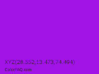 XYZ 28.552,13.473,74.494 Color Image