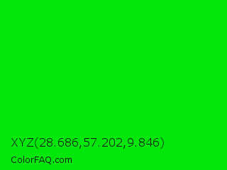 XYZ 28.686,57.202,9.846 Color Image