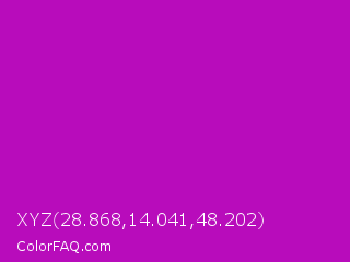 XYZ 28.868,14.041,48.202 Color Image