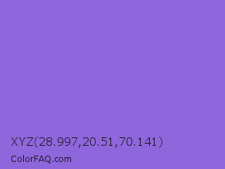 XYZ 28.997,20.51,70.141 Color Image