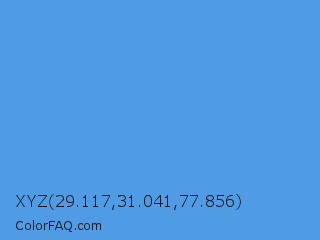 XYZ 29.117,31.041,77.856 Color Image