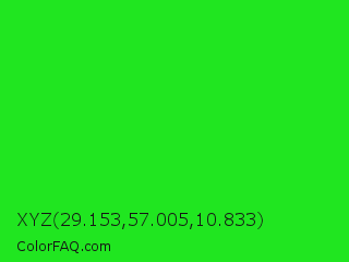 XYZ 29.153,57.005,10.833 Color Image