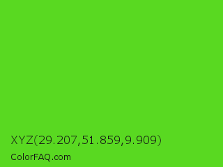 XYZ 29.207,51.859,9.909 Color Image