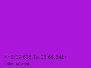 XYZ 29.625,14.28,66.841 Color Image