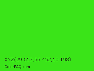 XYZ 29.653,56.452,10.198 Color Image