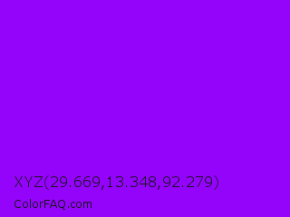 XYZ 29.669,13.348,92.279 Color Image