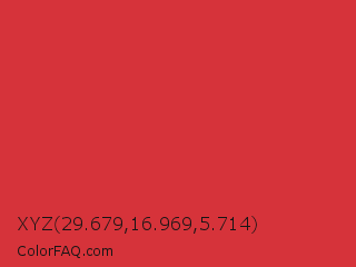 XYZ 29.679,16.969,5.714 Color Image