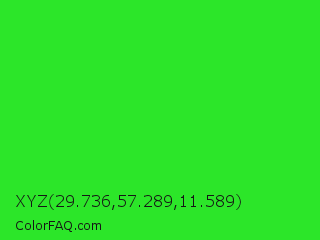 XYZ 29.736,57.289,11.589 Color Image