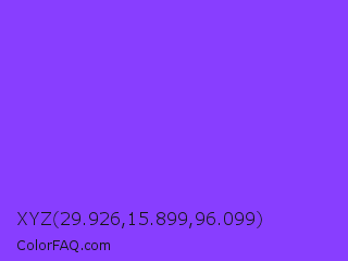XYZ 29.926,15.899,96.099 Color Image