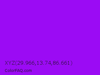 XYZ 29.966,13.74,86.661 Color Image