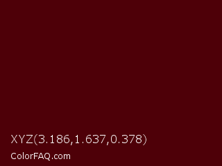 XYZ 3.186,1.637,0.378 Color Image