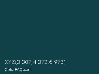 XYZ 3.307,4.372,6.973 Color Image