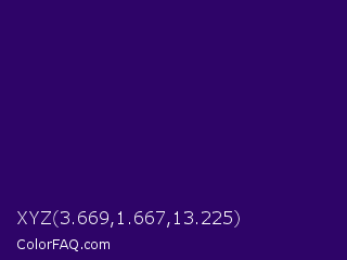 XYZ 3.669,1.667,13.225 Color Image