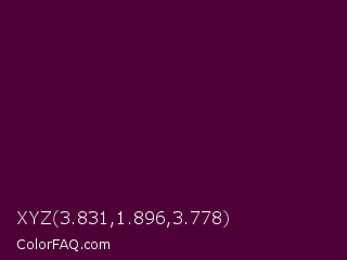 XYZ 3.831,1.896,3.778 Color Image