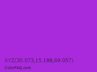 XYZ 30.073,15.188,69.057 Color Image