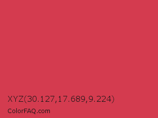 XYZ 30.127,17.689,9.224 Color Image