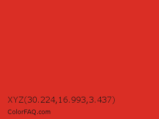 XYZ 30.224,16.993,3.437 Color Image