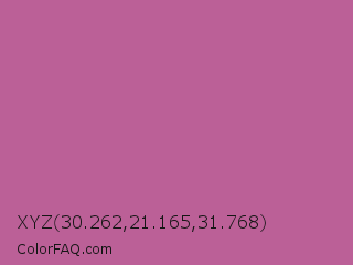 XYZ 30.262,21.165,31.768 Color Image