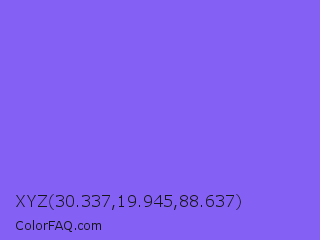 XYZ 30.337,19.945,88.637 Color Image