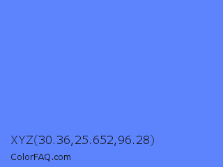 XYZ 30.36,25.652,96.28 Color Image