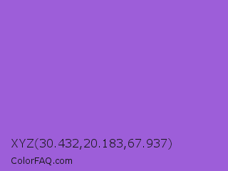 XYZ 30.432,20.183,67.937 Color Image