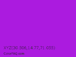 XYZ 30.506,14.77,71.055 Color Image