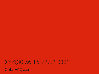 XYZ 30.56,16.727,2.033 Color Image