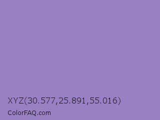 XYZ 30.577,25.891,55.016 Color Image