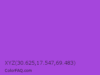 XYZ 30.625,17.547,69.483 Color Image