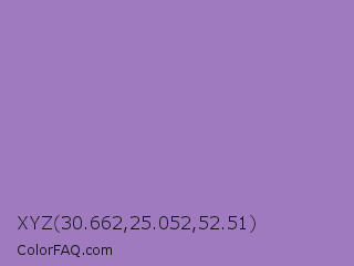 XYZ 30.662,25.052,52.51 Color Image