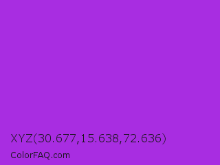 XYZ 30.677,15.638,72.636 Color Image