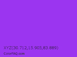 XYZ 30.712,15.905,83.889 Color Image